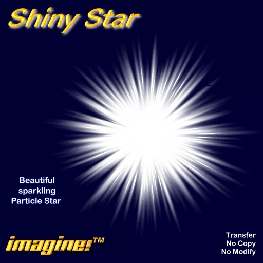 Imagine! Creations: Shiny Star - white 