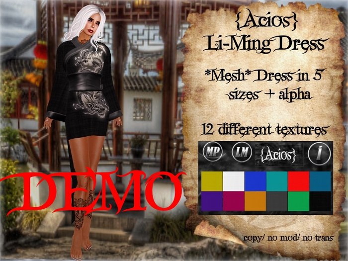 {Acios} Li-Ming Dress DEMO