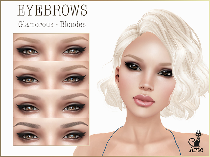 Arte - Eyebrows Glamorous - blondes