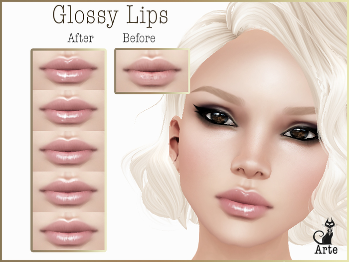 Arte - Lipgloss - Soft Pink - 5 styles
