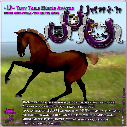 ~LP~ Tiny Tails Horse Avatar [Wear me and click to unpack]