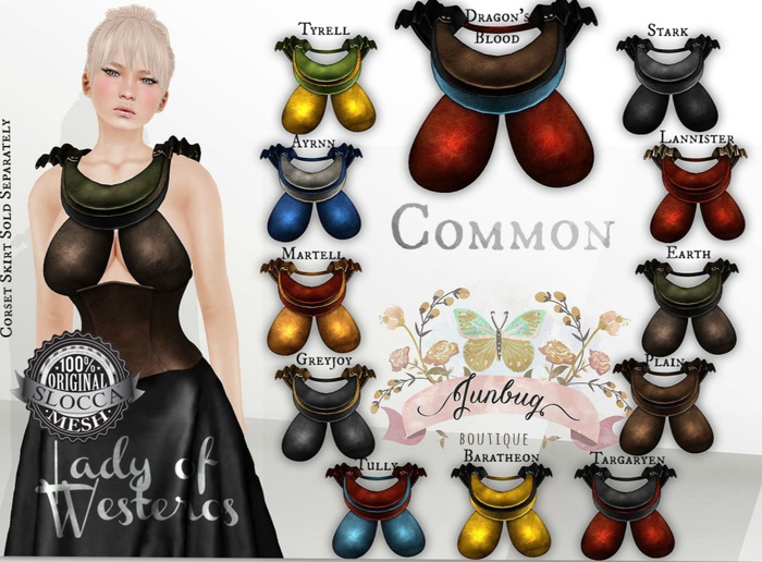 *{Junbug}* Tully Leather Chestpiece