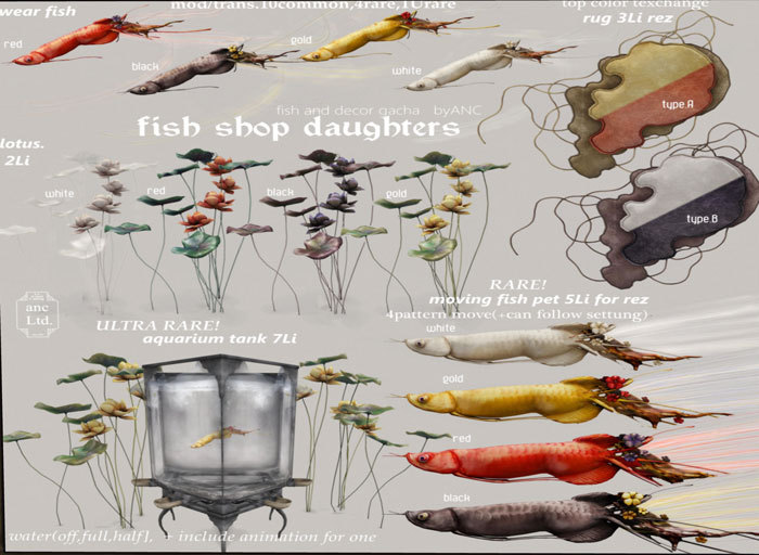 {anc} // fish shop daughters/ SymbiosisFish WEAR [red]