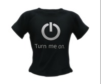 Turn Me On Mens T-Shirt