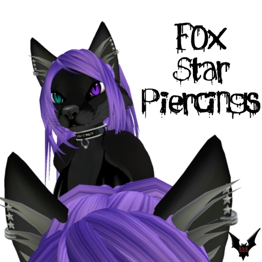 Half Evil Fox Star Piercings