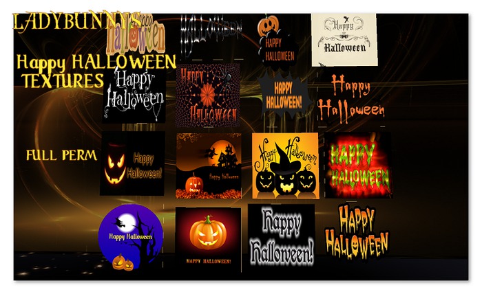 ** How About That....Texture!** LadyBunnys Happy Halloween Textures {Full Perm Textures}