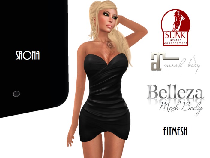 DRESS COEUR BLACK - SAONA