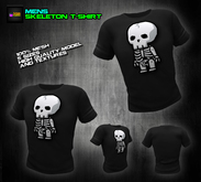 Skeleton - Mens Mesh T-Shirt