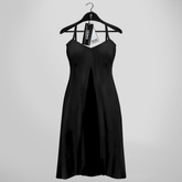 Emery Camila Black Front Split Top