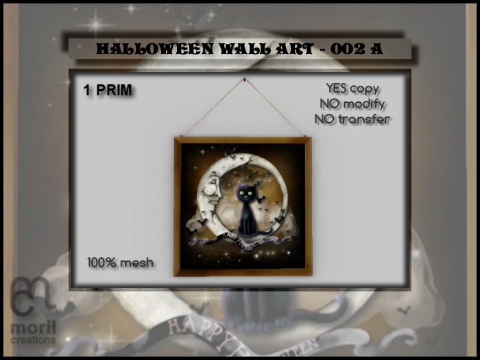 HALLOWEEN WALL ART - 002A