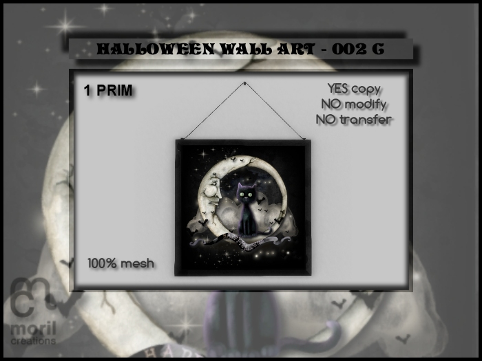 HALLOWEEN WALL ART - 002C