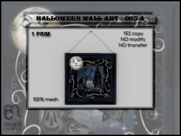 HALLOWEEN WALL ART - 003A