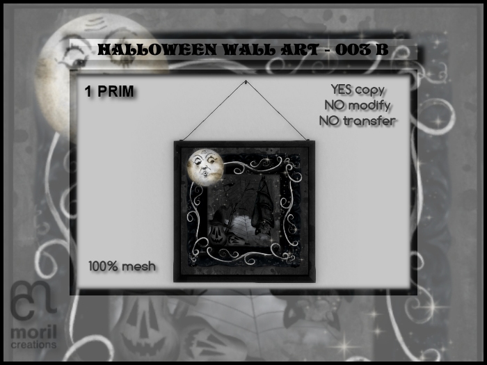 HALLOWEEN WALL ART - 003B