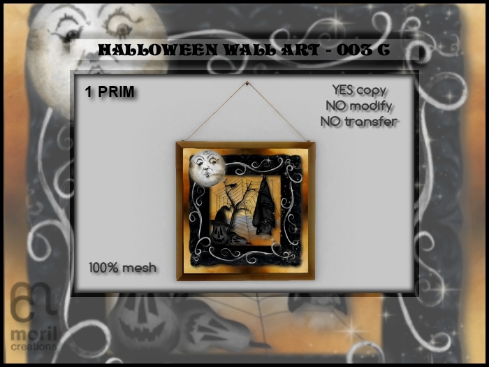 HALLOWEEN WALL ART - 003C