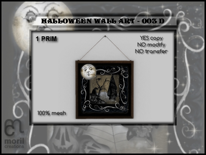 HALLOWEEN WALL ART - 003D