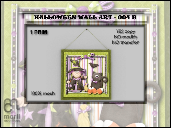 HALLOWEEN WALL ART - 004B