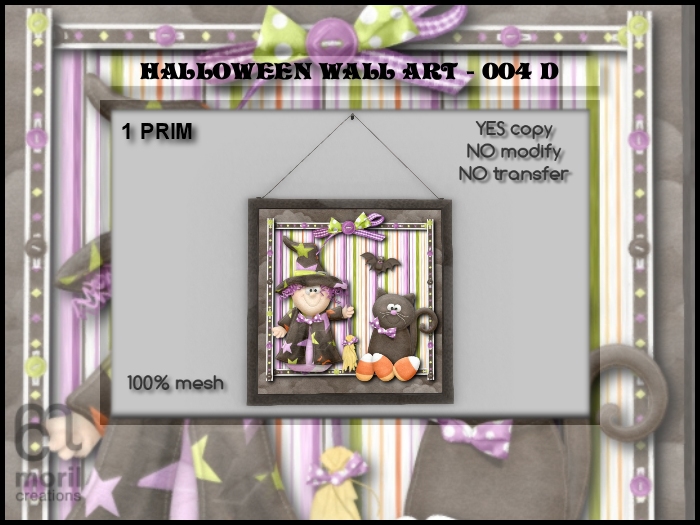 HALLOWEEN WALL ART - 004D