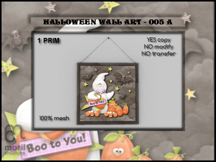 HALLOWEEN WALL ART - 005A