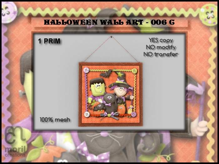 HALLOWEEN WALL ART - 006C