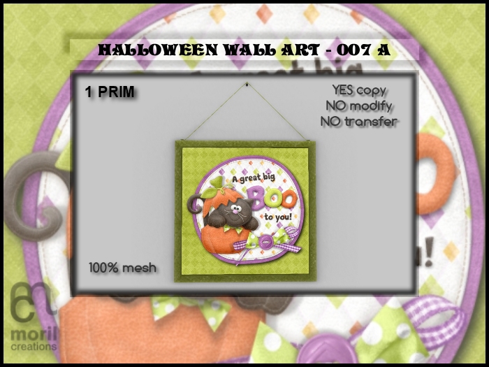 HALLOWEEN WALL ART - 001A