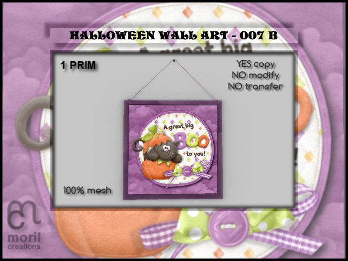 HALLOWEEN WALL ART - 001A