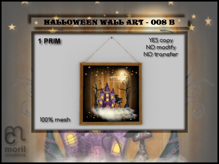 HALLOWEEN WALL ART - 008B