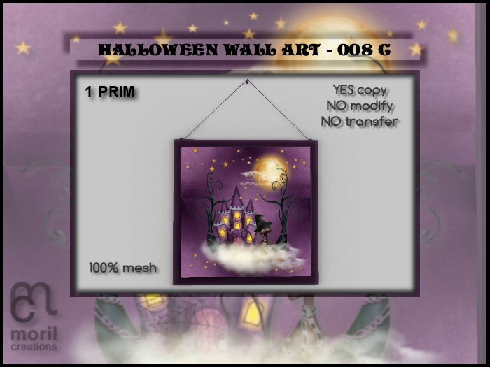 HALLOWEEN WALL ART - 008C