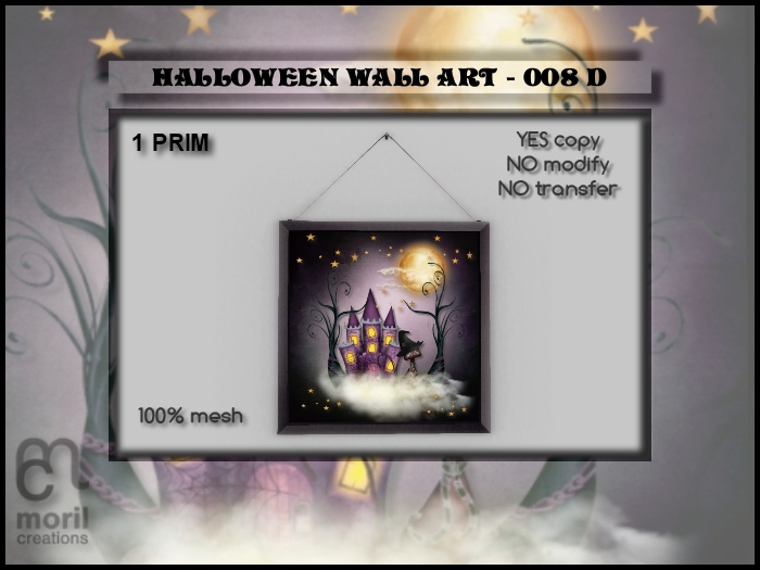 HALLOWEEN WALL ART - 008D