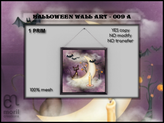 HALLOWEEN WALL ART - 009A