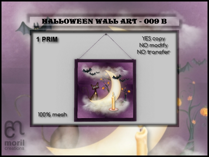HALLOWEEN WALL ART - 009B