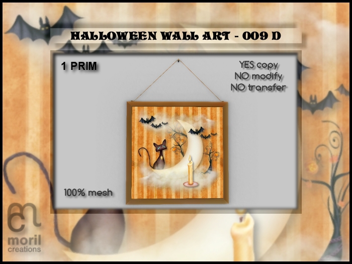 HALLOWEEN WALL ART - 009D