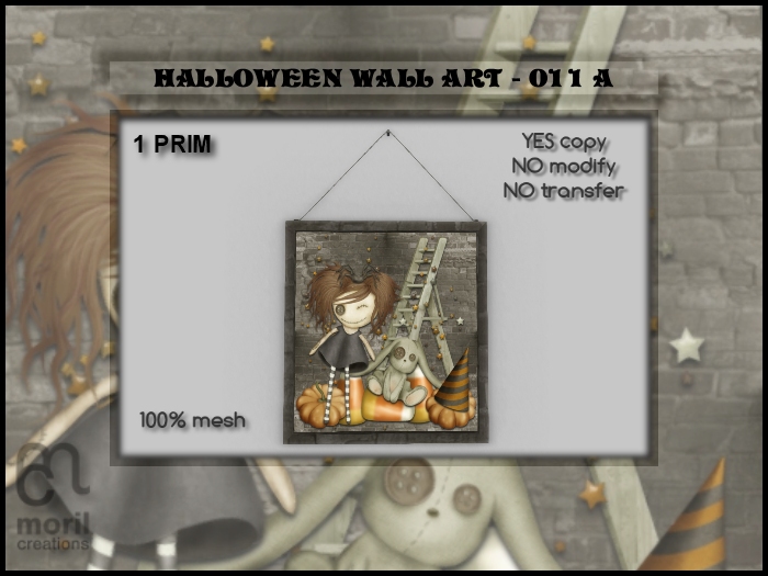 HALLOWEEN WALL ART - 011A