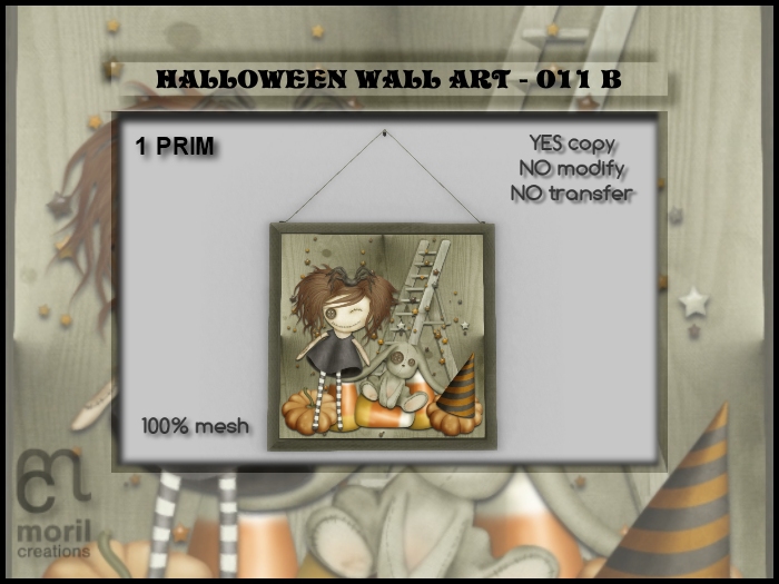 HALLOWEEN WALL ART - 011B