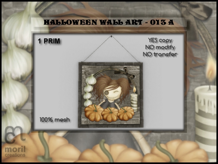 HALLOWEEN WALL ART - 013A