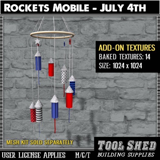 Tool Shed - Rockets Mobile - July 4th Add On Textures