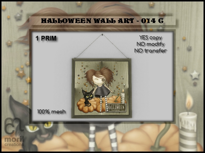 HALLOWEEN WALL ART - 014C