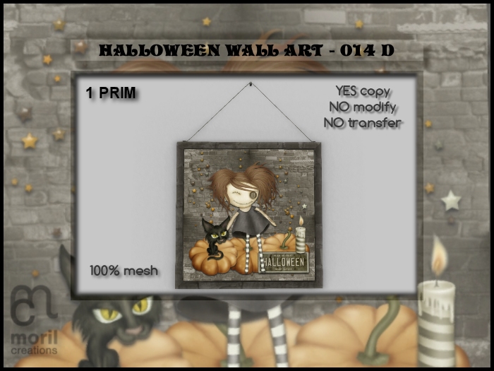 HALLOWEEN WALL ART - 014D