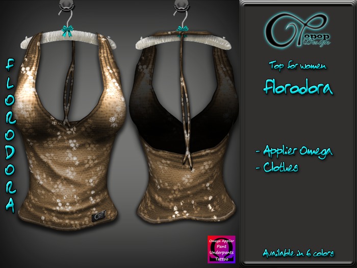 ..:: OPOPOP // Florodora in Beige // Top ::..
