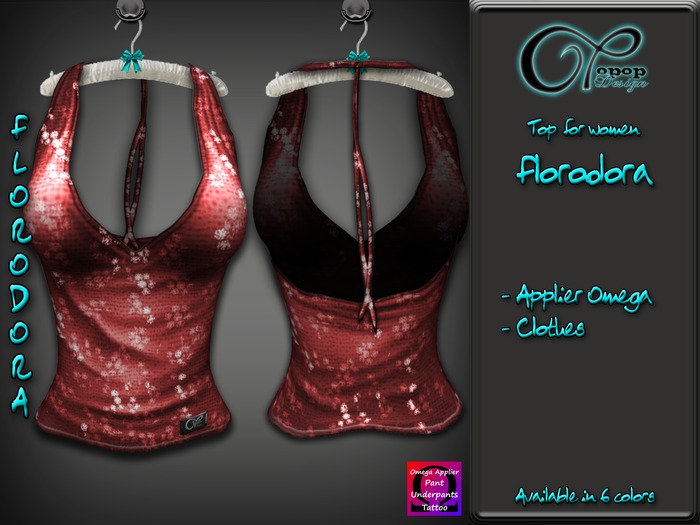 ..:: OPOPOP // Florodora in Red // Top ::..