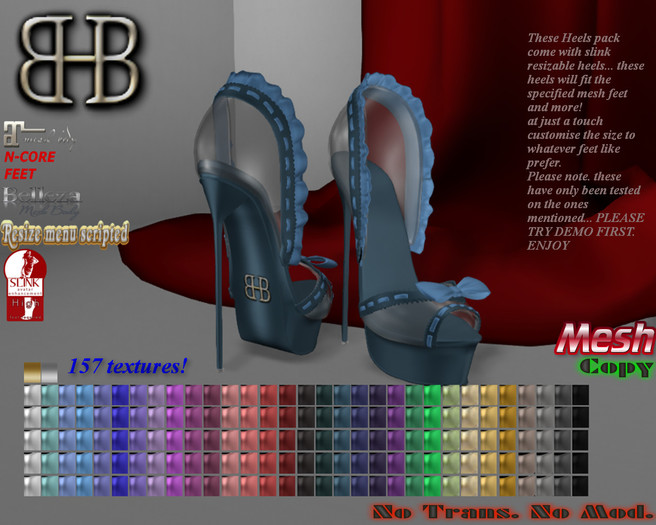!!BHB!! LINDA gloss glass slippers HEELS(add)