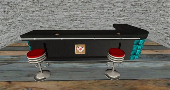 Folie's Bar Counter+Chairs