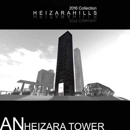 HEIZARAHILLS AN [The HEIZARA Tower] 155prims 20 x 30m BOXED