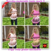 Savoha maternity tunic pack 3
