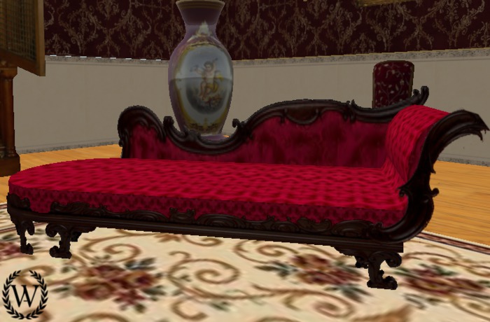 chaise long rococo