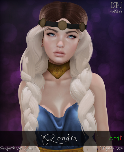 [RA] Rondra Hair - Grayscale