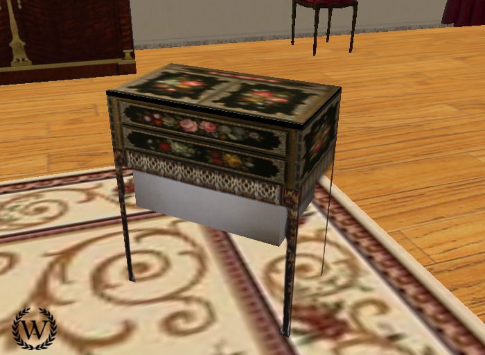 costurero lacado - lacquered sewing