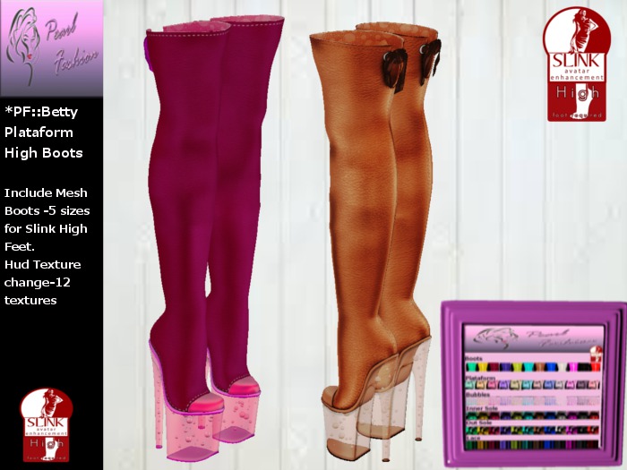 *PF::Betty Plataform High Boots