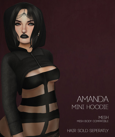 .:cheeky:. Amanda - mini Hoodie! Mesh DEMO