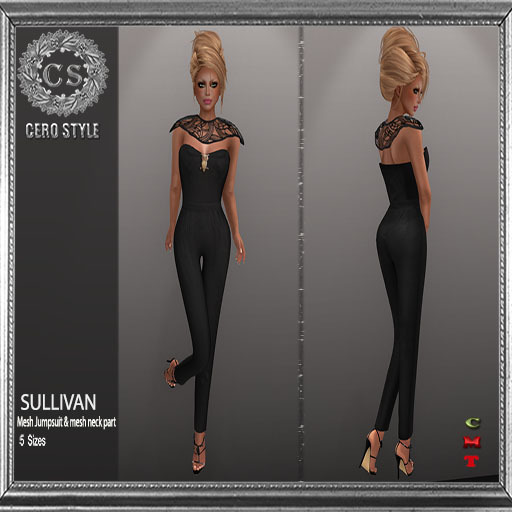 CERO STYLE Sullivan Jumpsuit Black