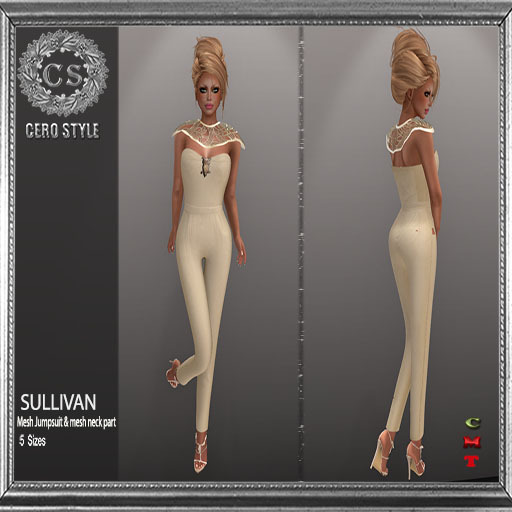 CERO STYLE Sullivan Jumpsuit Cream
